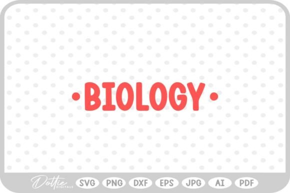Biology Graphics for Crafts & Branding