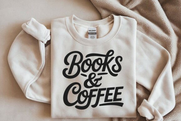 Books and Coffee Svg: Crafts & Graphics