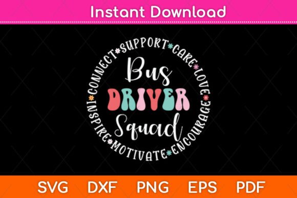 Bus Driver Squad Graphics for Crafts Review