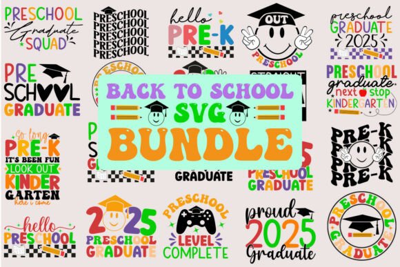 Graphics & Crafts: 2025 Preschool SVG Bundle