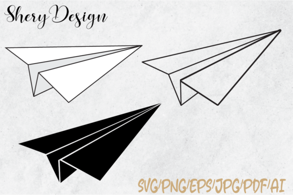 Paper Plane SVG & School Clipart for Crafts