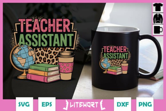 Teacher Assistant SVG: Crafts & Graphics
