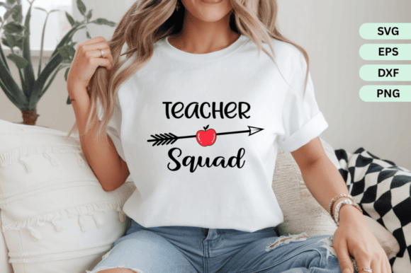Teacher Squad SVG: Graphics for Crafts & Web